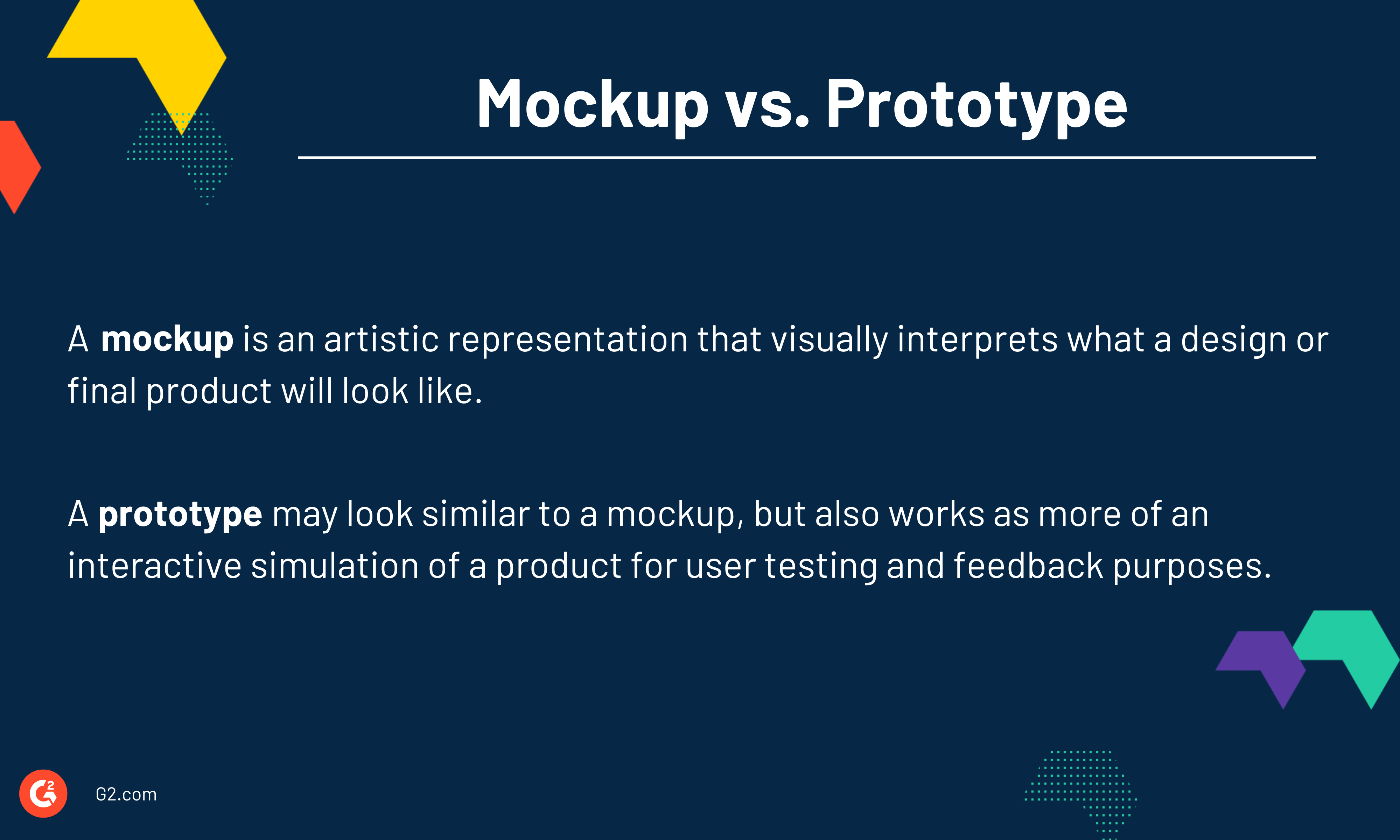Mockup Technology Glossary Definitions G2